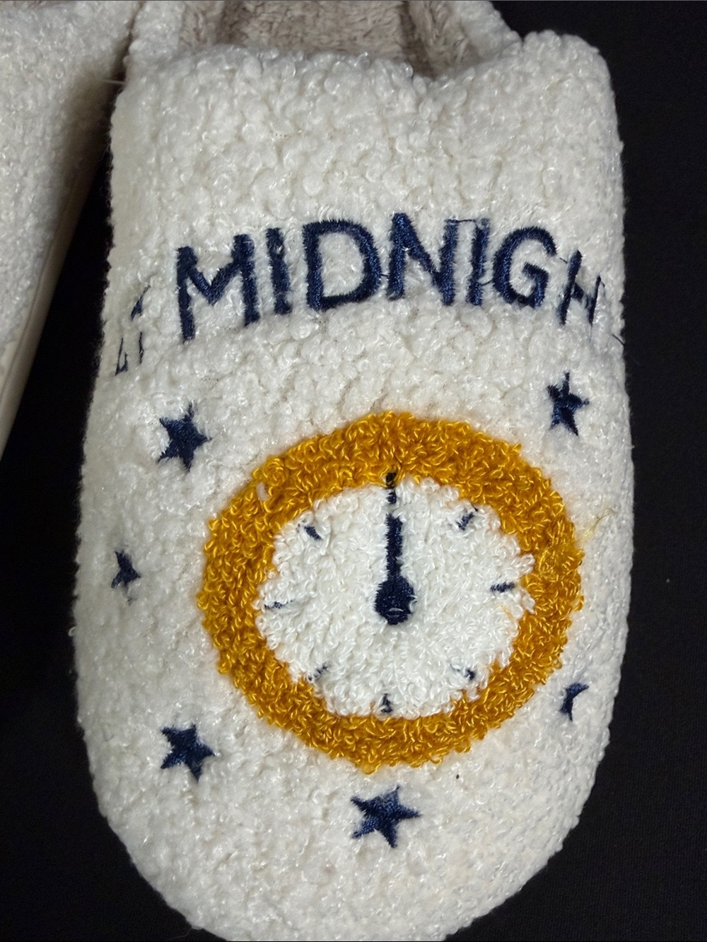 Taylor Swift Inspired "Meet Me At Midnight" Sherpa Slippers | Women's Size 9-10 - Picture 3 of 7